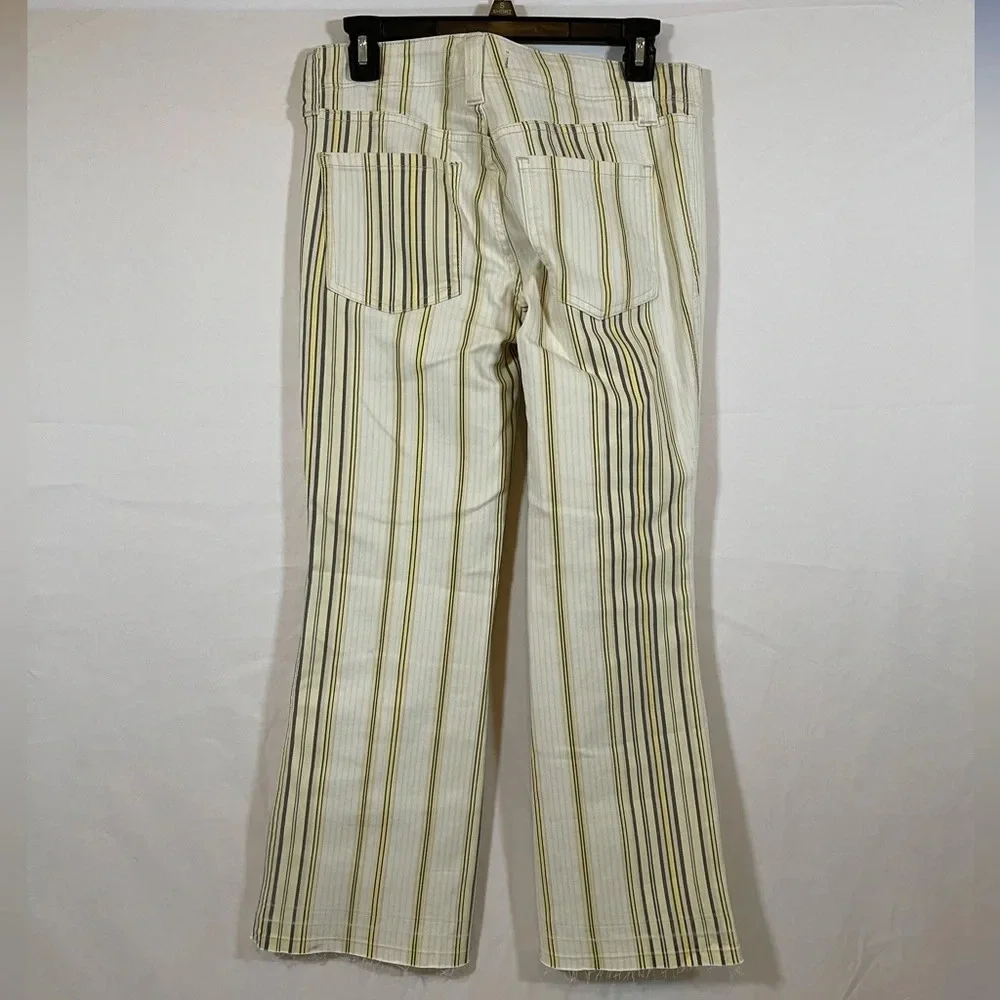Free People Aura Low Rise striped flare pants 28 - Picture 2 of 6